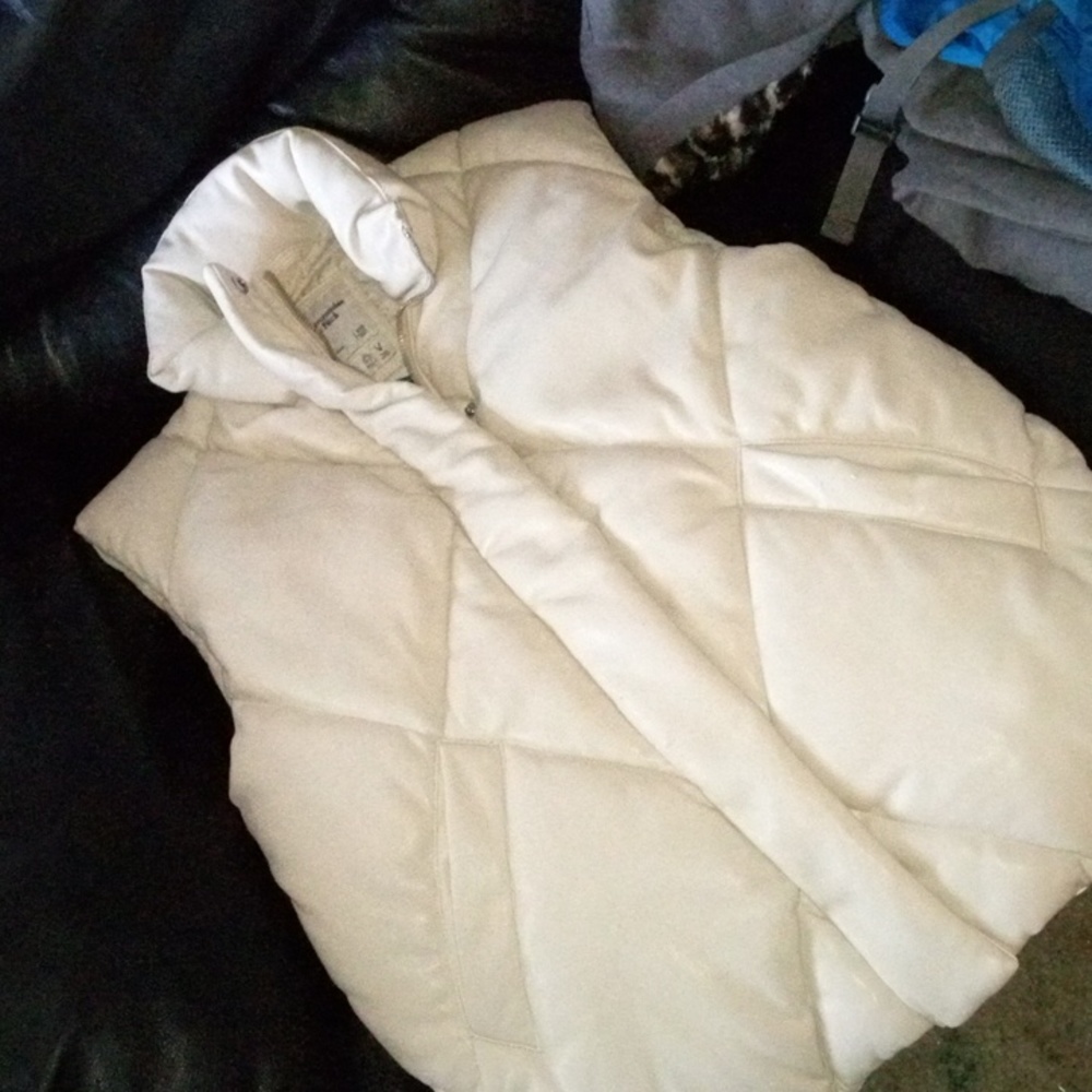 Vegan Leather Abercrombie & Fitch vest